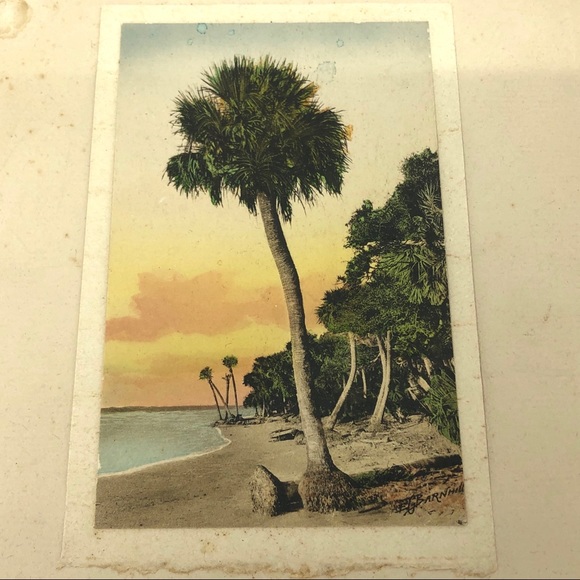 SOLD 1935 Calendar EG. Barnhill Hand-Colored Beach - Picture 8 of 13